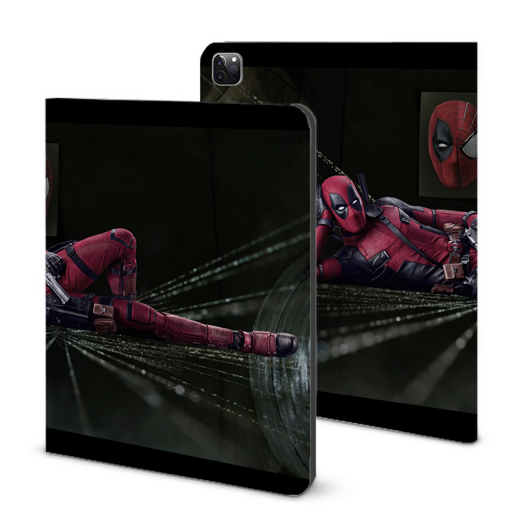 （画像用） アベンジャーズ The Avengers IPad ケース ブック型 PUレザー TPU 耐衝撃 軽量 薄型 ペン収納なし 全面保護 IPad 各モデル対応